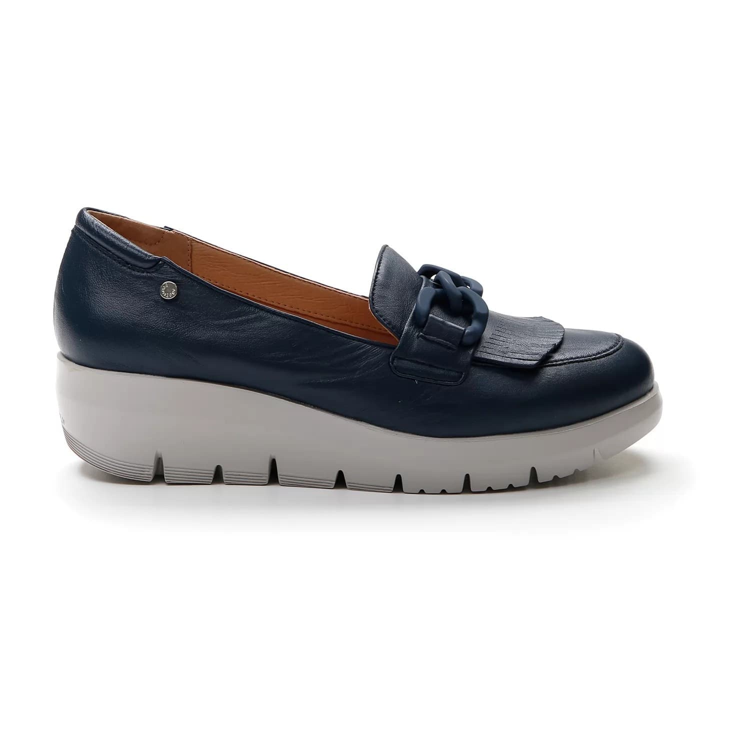 Stonefly-mocassino-blu-con-catena-Plume-13-217317