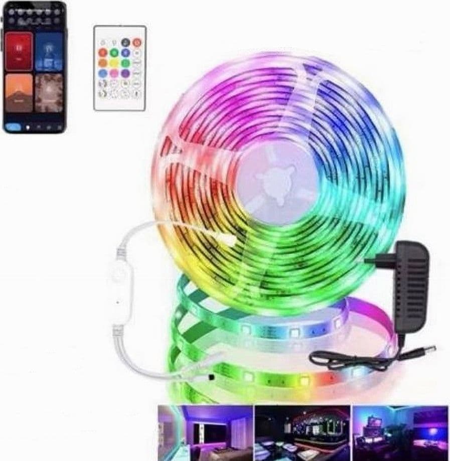 STRISCIA LED DIGITALE INTELLIGENTE WIFI KIT 3MT 10W SINCRONIZZAZIONE MUSICA XZ-D033 in Nastri LED Trade Shop italia - Napoli, commercioVirtuoso.it