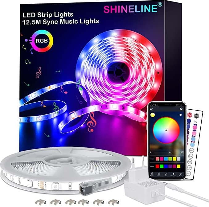 Striscia Led Shineline Con Controllo App E Telecomando Illuminazione/Illuminazione per interni/Illuminazione speciale/Nastri LED BBuy - Battipaglia, Commerciovirtuoso.it