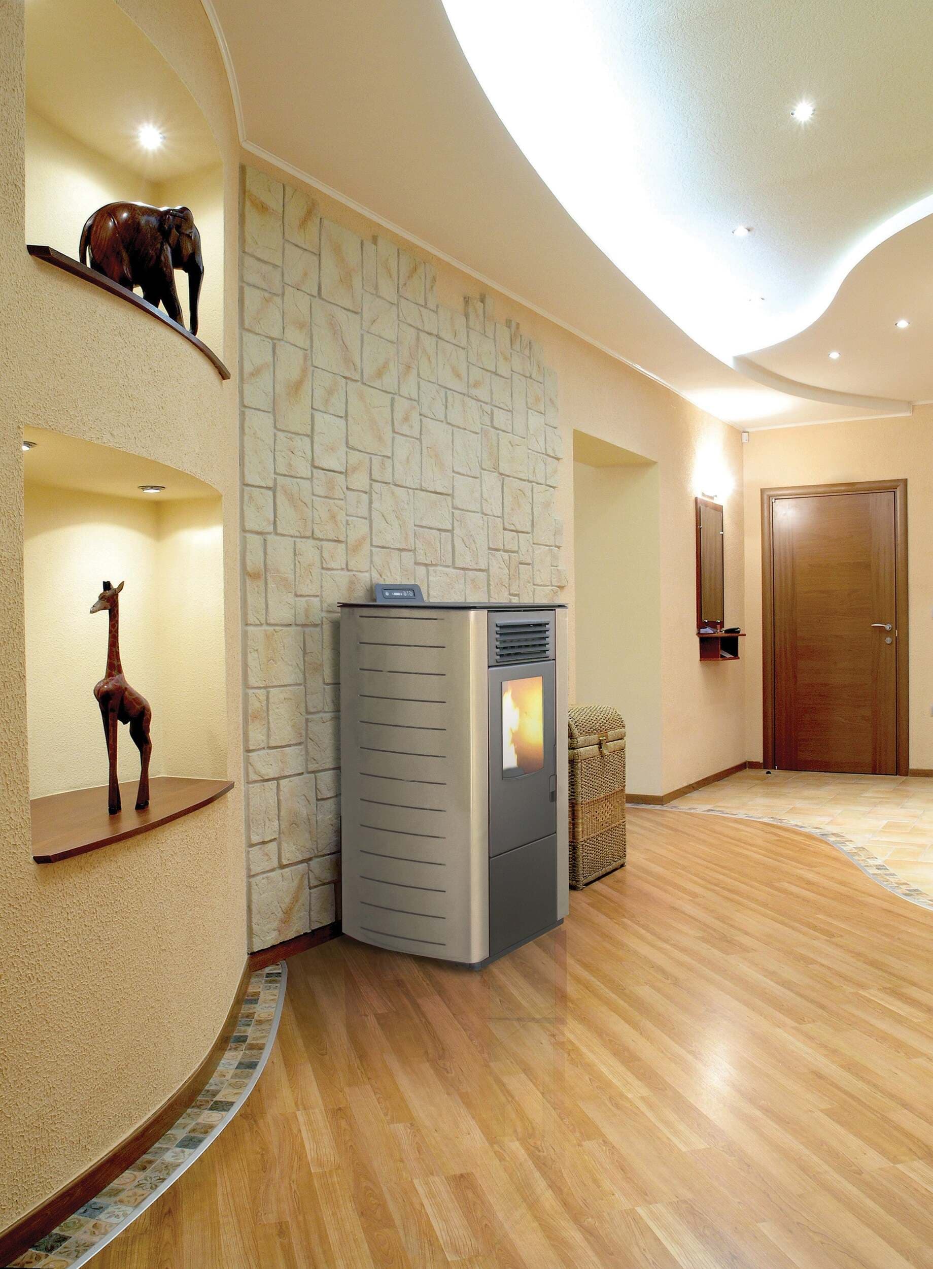STUFA PELLET KW 7,0 KING 78 SABBIA (78SKI) Fai da te/Prodotti per la costruzione/Riscaldamento e raffreddamento/Sistemi mobili di climatizzazione/Riscaldamento/Stufe a pellet Ferus - Montoro, Commerciovirtuoso.it