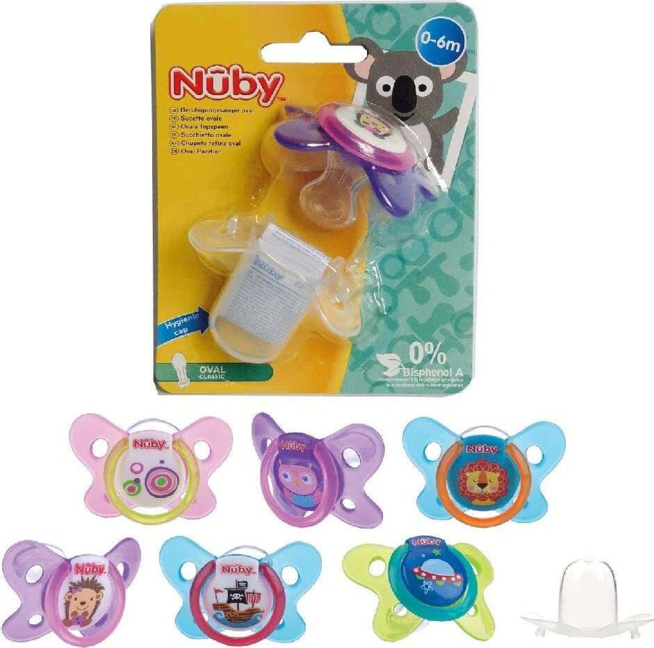 Succhietto Nuby da 0 a 6 mesi colore assortito ID5857SFS