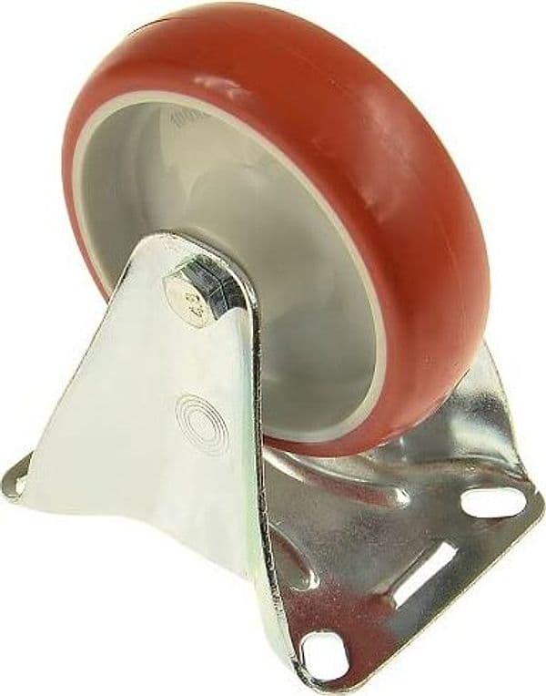 SUKI-INTERNATIONAL---RUOTA-FISSA-IN-POLIURETANO-COLORE-ROSSO-80X28