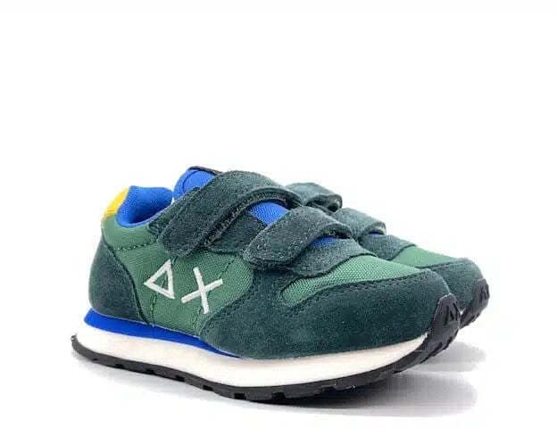 SUN68 Sneaker bambino BOY'S TOM SOLID (BABY) Verde scuro in Sneaker casual Calzature Durello - Agna, commercioVirtuoso.it