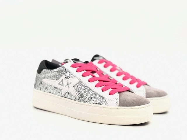 SUN68 Sneaker donna Betty argento in Sneaker casual Calzature Durello - Agna, commercioVirtuoso.it