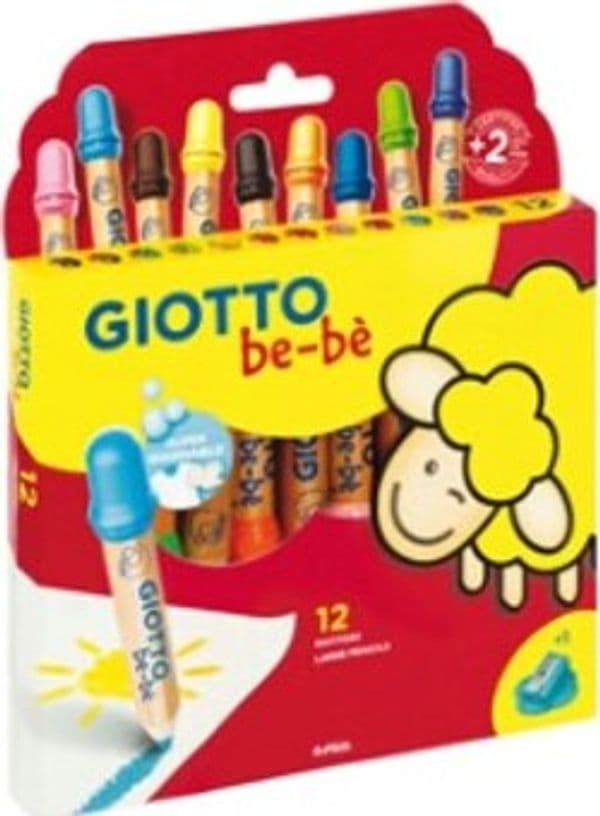Supermatitoni - diametro mina 7 mm - con temperino - colori assortiti - Giotto - astuccio 12 pezzi Giochi e giocattoli/Attività creative/Accessori per disegnare e colorare/Pennelli Eurocartuccia - Pavullo, Commerciovirtuoso.it