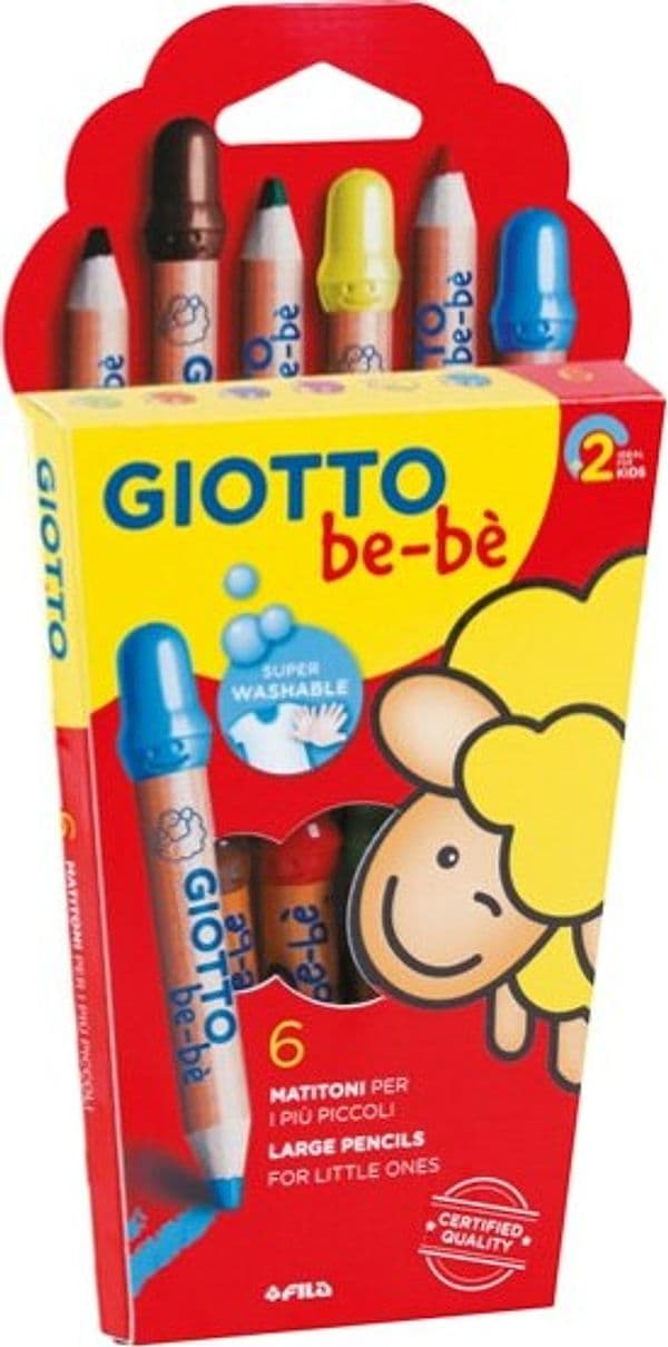 Supermatitoni - diametro mina 7 mm - lavabili - colori assortiti - con temperino - Giotto - astuccio 6 pezzi Giochi e giocattoli/Attività creative/Accessori per disegnare e colorare/Pennelli Eurocartuccia - Pavullo, Commerciovirtuoso.it