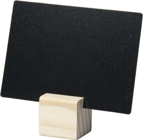Supporti wood per targhette - 6 targhette incluse - Securit - set 12 pezzi Cancelleria e prodotti per ufficio/Archivio ufficio e accessori per scrivania/Lavagne e bacheche/Lavagne Eurocartuccia - Pavullo, Commerciovirtuoso.it