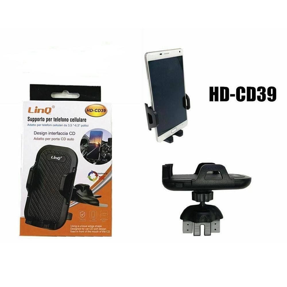Supporto Da Auto Attacco Slot Cd Autoradio Smartphone Linq Hd-cd39 Elettronica e telefonia > Telefonia Fissa e Mobile > Supporti per Auto Trade Shop italia - Napoli, Commerciovirtuoso.it