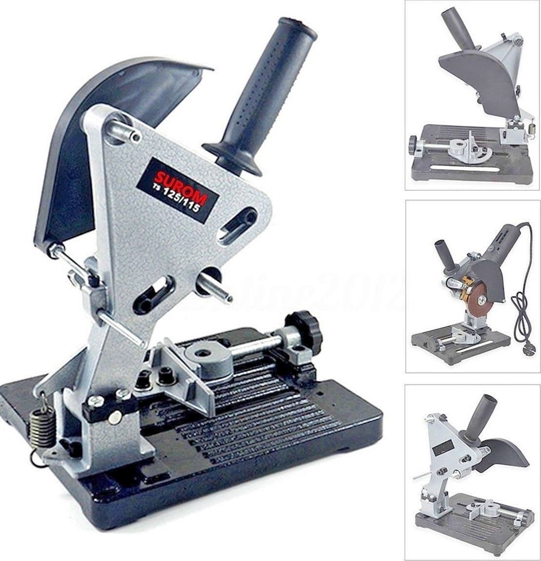 SUPPORTO DA BANCO PER MINI SMERIGLIATRICE ANGOLARE 125/115 TRONCATRICE METALLO Fai da te/Utensili elettrici e a mano/Accessori per utensili elettrici/Accessori per trapani/Accessori per supporto di trapani Trade Shop italia - Napoli, Commerciovirtuoso.it