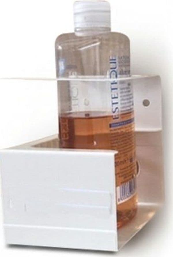 Supporto da parete porta dispenser da 500ml - max D 80mm - Metalplus Casa e cucina/Bagno/Accessori per il bagno/Dosatori e porta accessori/Dosatori per sapone liquido Eurocartuccia - Pavullo, Commerciovirtuoso.it