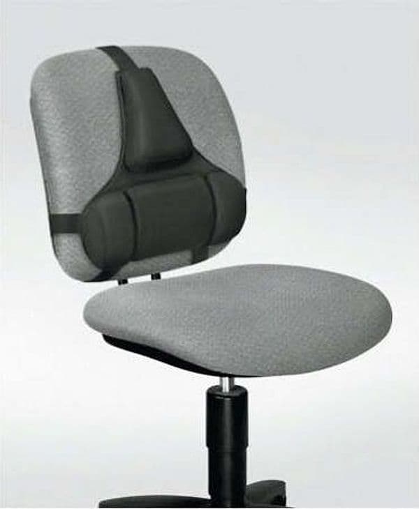 Supporto lombare ergonomico - 38x37x5 cm - nero - Fellowes Casa e cucina/Arredamento/Studio/Sedie per sala d'attesa Eurocartuccia - Pavullo, Commerciovirtuoso.it