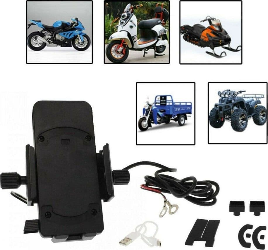 Supporto Porta Cellulare Con Presa Usb Per Moto Bici Ricarica 5v 2.1a Q-cd66 Sport e Tempo Libero > Ciclismo > Porta Cellulari per Bici > Sport Trade Shop italia - Napoli, Commerciovirtuoso.it