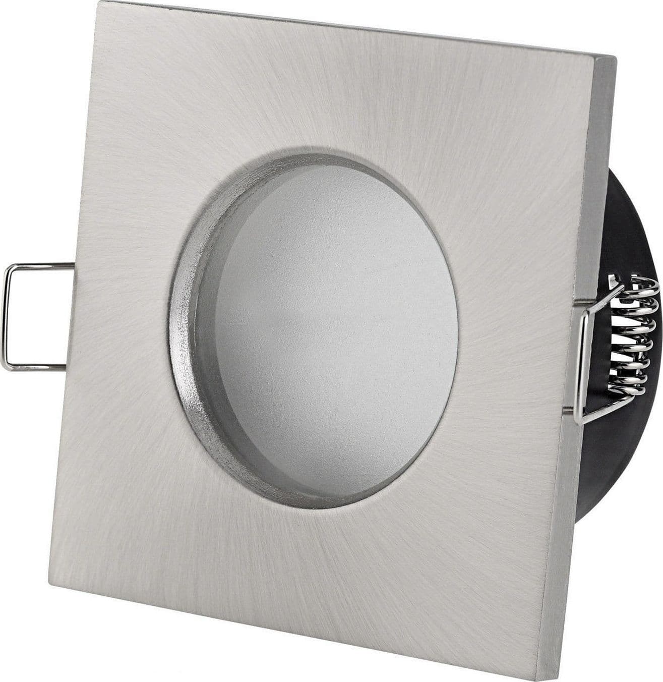 SUPPORTO PORTA FARETTO DA INCASSO LAMPADINE LED MR16 PAR16 QUADRATO ACCIAIO 75MM Trade Shop italia - Napoli, Commerciovirtuoso.it