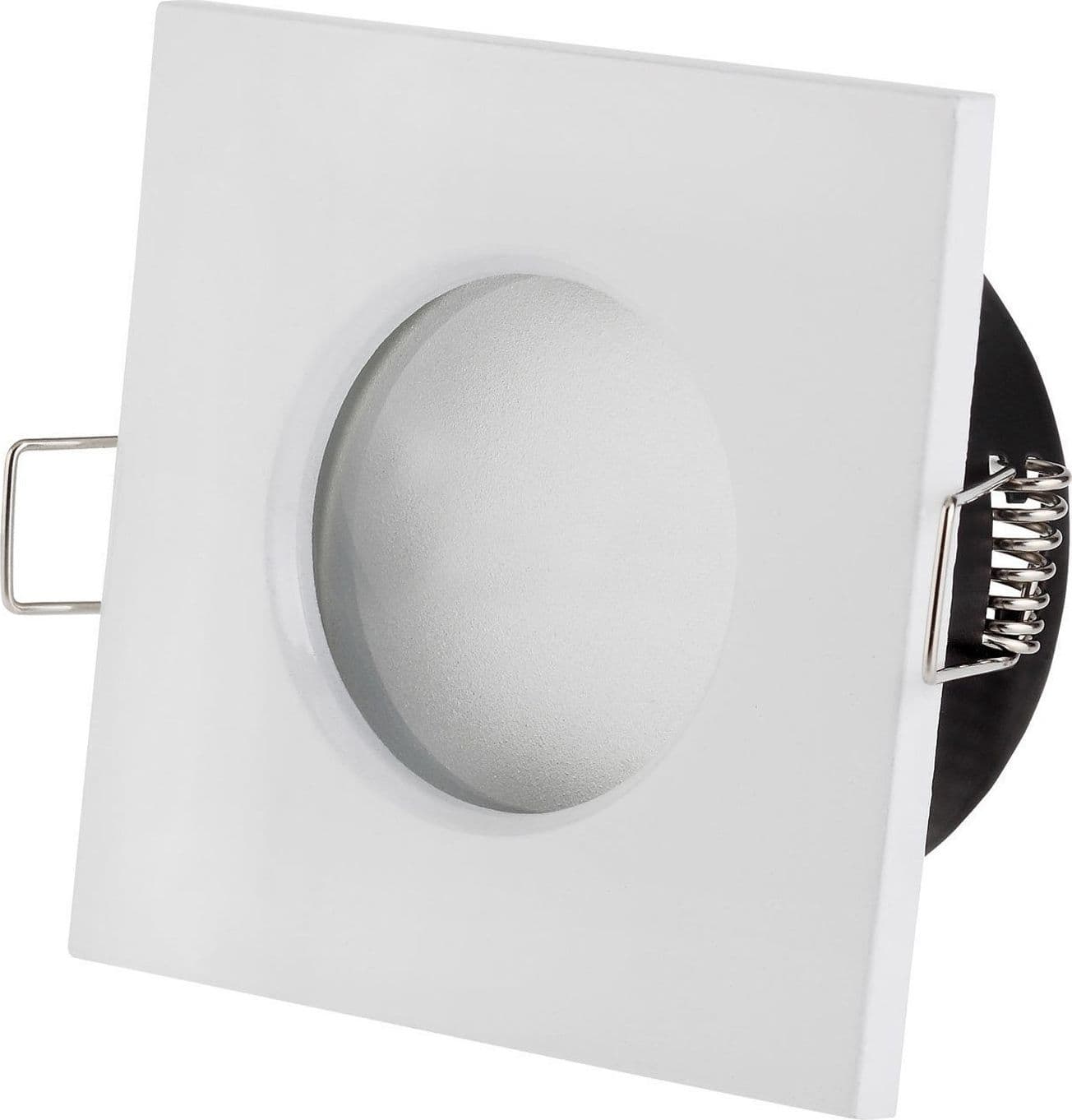 SUPPORTO PORTA FARETTO DA INCASSO LAMPADINE LED MR16 PAR16 QUADRATO BIANCO 75MM Trade Shop italia - Napoli, Commerciovirtuoso.it