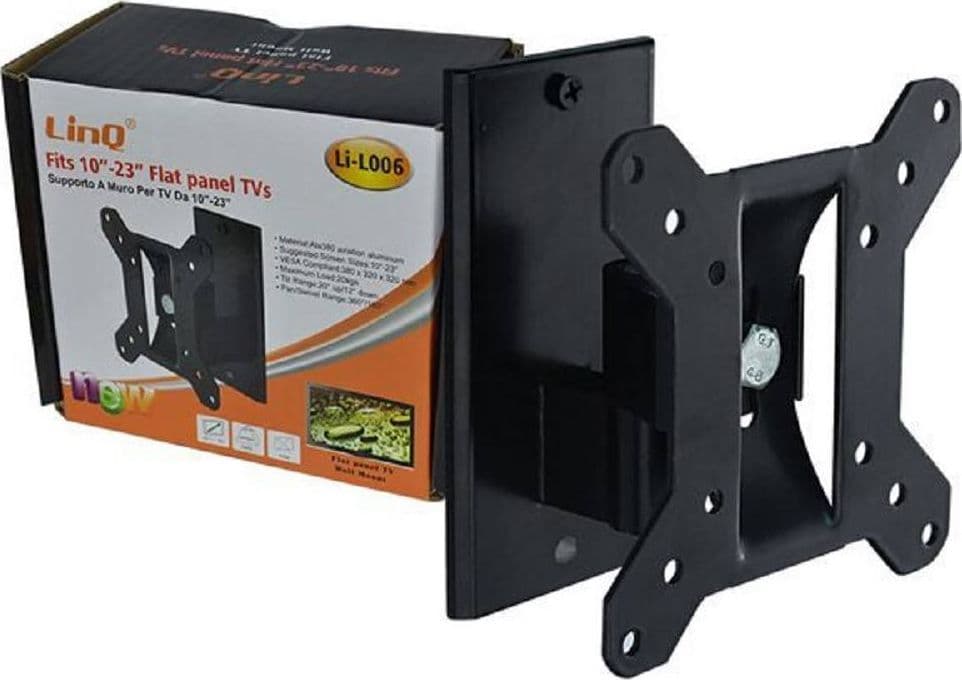 Supporto Staffa A Muro Per Tv Led Lcd Orientabile Monitor Da 10? ? 23? Li-l006 Elettronica/Home Cinema TV e video/Accessori/Supporti e mobili TV/Supporti da parete e da soffitto Trade Shop italia - Napoli, Commerciovirtuoso.it