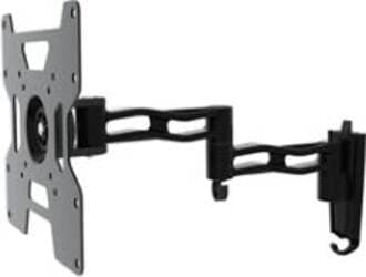 Supporto TV 17''- 37'' - da muro a tre snodi - nero - MKC Elettronica/Home Cinema TV e video/Accessori/Supporti e mobili TV/Supporti da parete e da soffitto Eurocartuccia - Pavullo, Commerciovirtuoso.it
