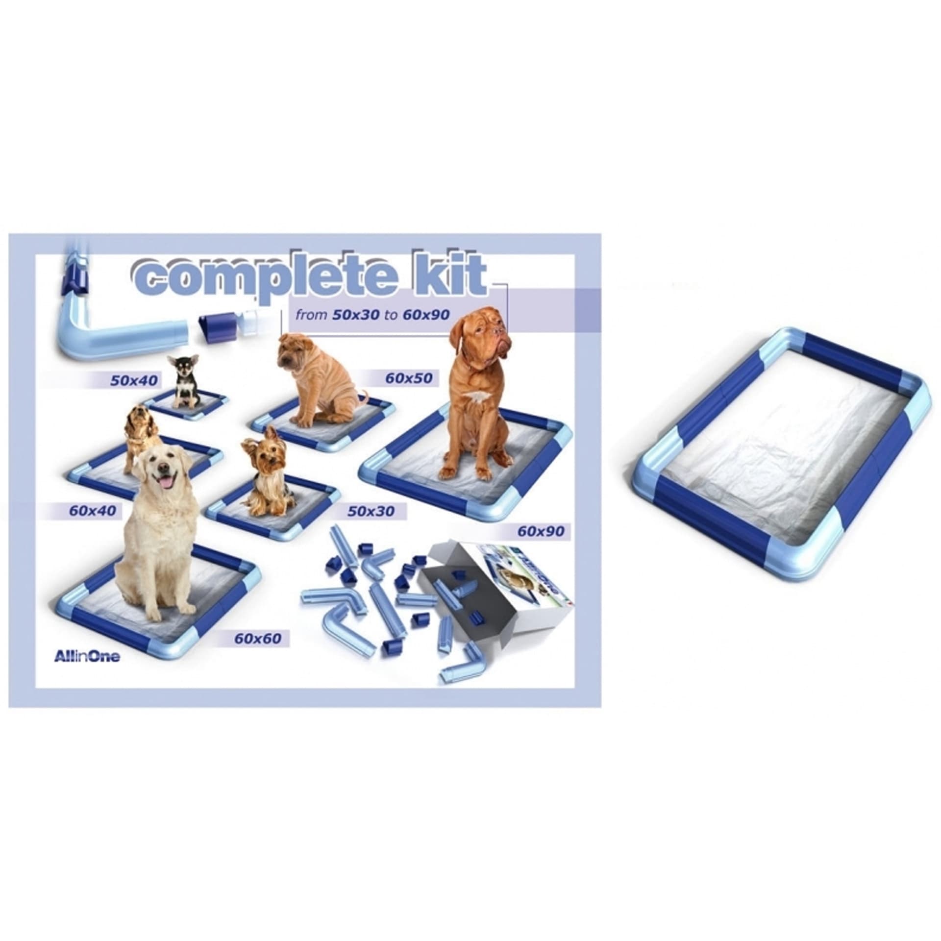 SUPPORTO UNIVERSALE DA 50x30 A 60X90CM IN ONE PER TAPPETINI CORNICE PER FERMARE TAPPETO IGIENICO ASSORBENTE Trade Shop italia - Napoli, Commerciovirtuoso.it