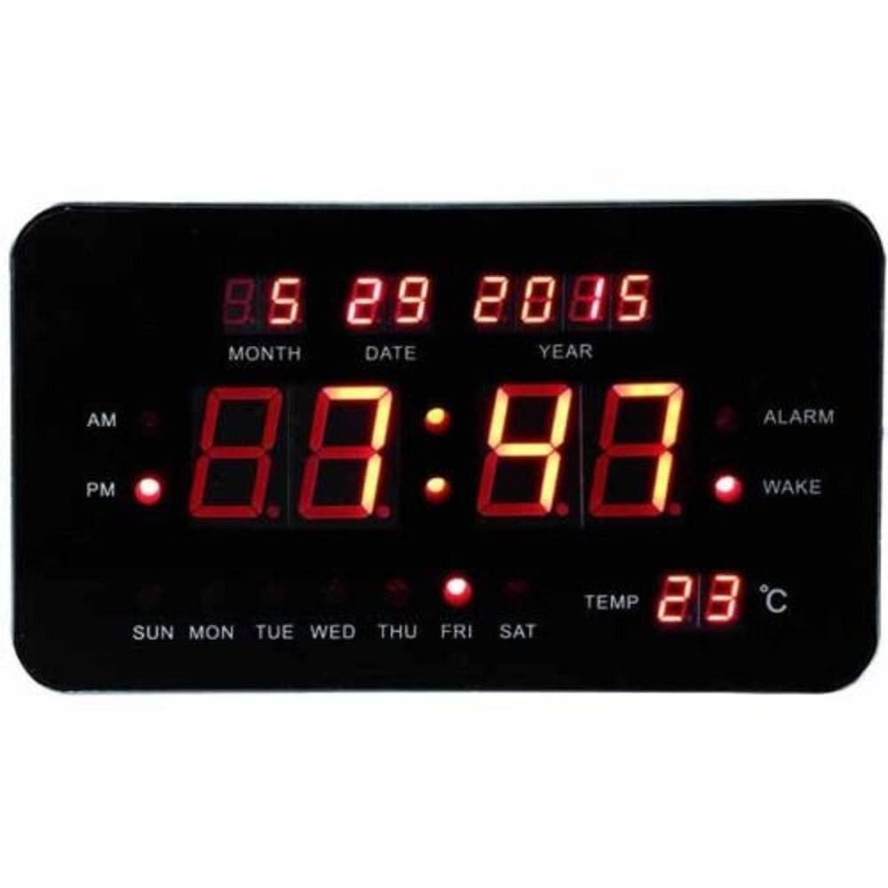 Sveglia Digitale Elettrica Orologio Luce Led Con Data Giorno Temperatura Nero Casa, arredamento e bricolage > Accessori Casa > Orologi e Sveglie Trade Shop italia - Napoli, Commerciovirtuoso.it
