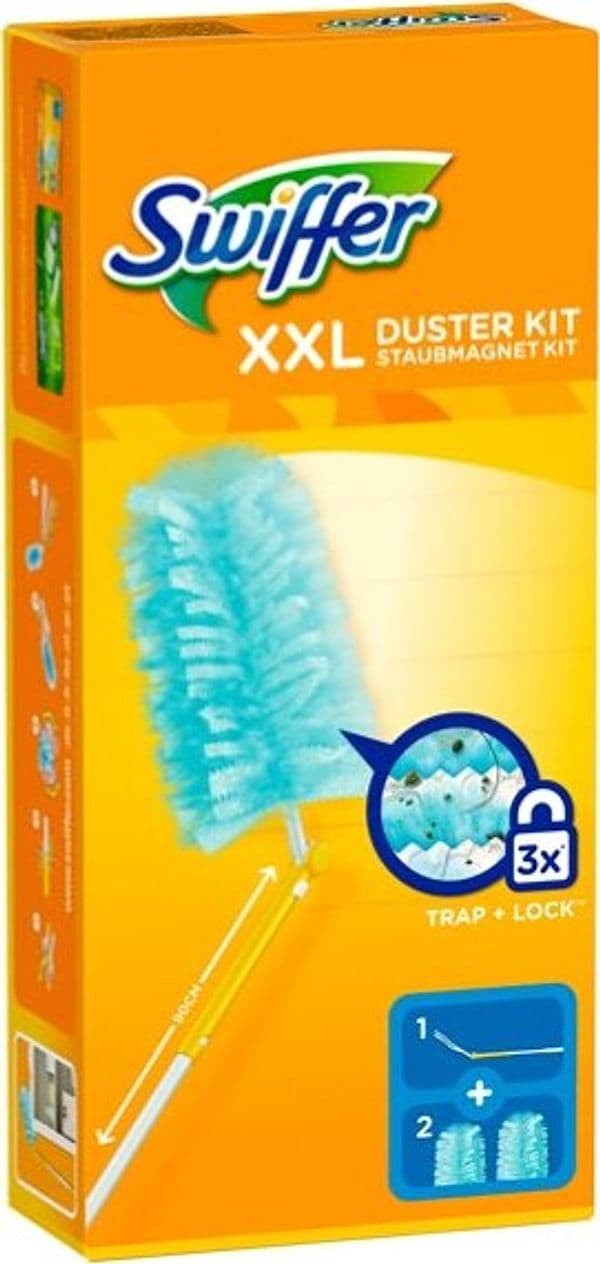 Swiffer Duster XXL - 90 cm - azzurro - Swiffer - starter kit completo con 2 piumini Casa e cucina/Detergenti e prodotti per la pulizia/Strumenti di pulizia/Panni per pulizia Eurocartuccia - Pavullo, Commerciovirtuoso.it