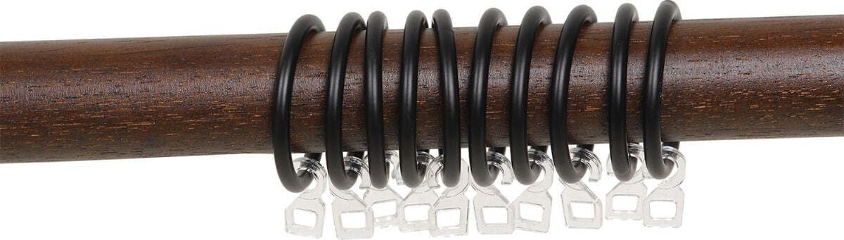 SWISH---10-ANELLI-CON-GANCIO-IN-ACCIAIO-NERO-OPACO-20mm
