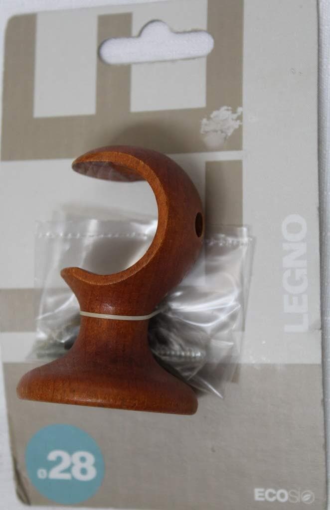SWISH---HOME-COLLECTION-ECOSI'---Supporto-Aperto-per-BASTONI-Tende-D.-28-in-Legno-FAGGIO