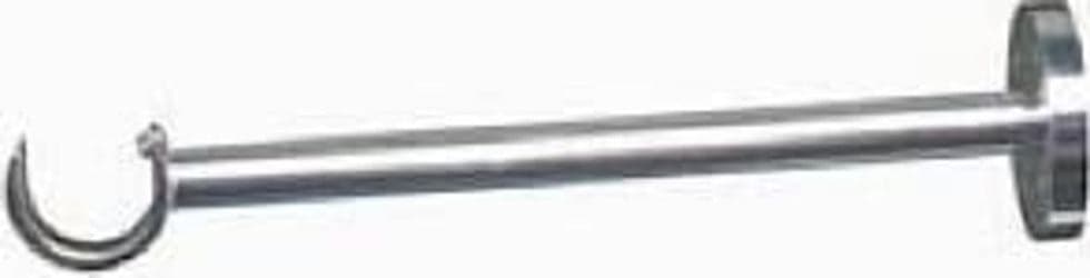 SWISH---SUPPORTO-A-PARETE-20CM---Ø28MM---NICHELATO-SATINATO