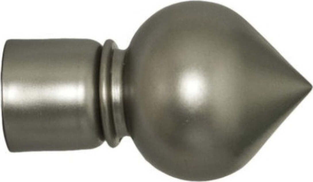 SWISH---TERMINALE/POMOLO-PER-BASTONI-TENDE-IN-ACCIAIO-NICKEL-SATINATO-BULBO-D.20-MM