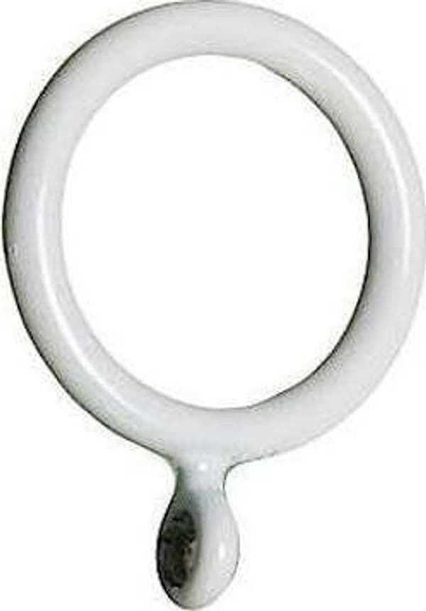 Swish--10-ANELLI-CON-OCCHIOLO-IN-OTTONE-COLOR-BIANCO-ANTICATO