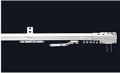 Swish-BINARIO-IN-ACCIAIO-ESTENSIBILE-A-CORDA-CON-INSTALLAZIONE-A-SOFFITTO,-MISURA-125-215-CM