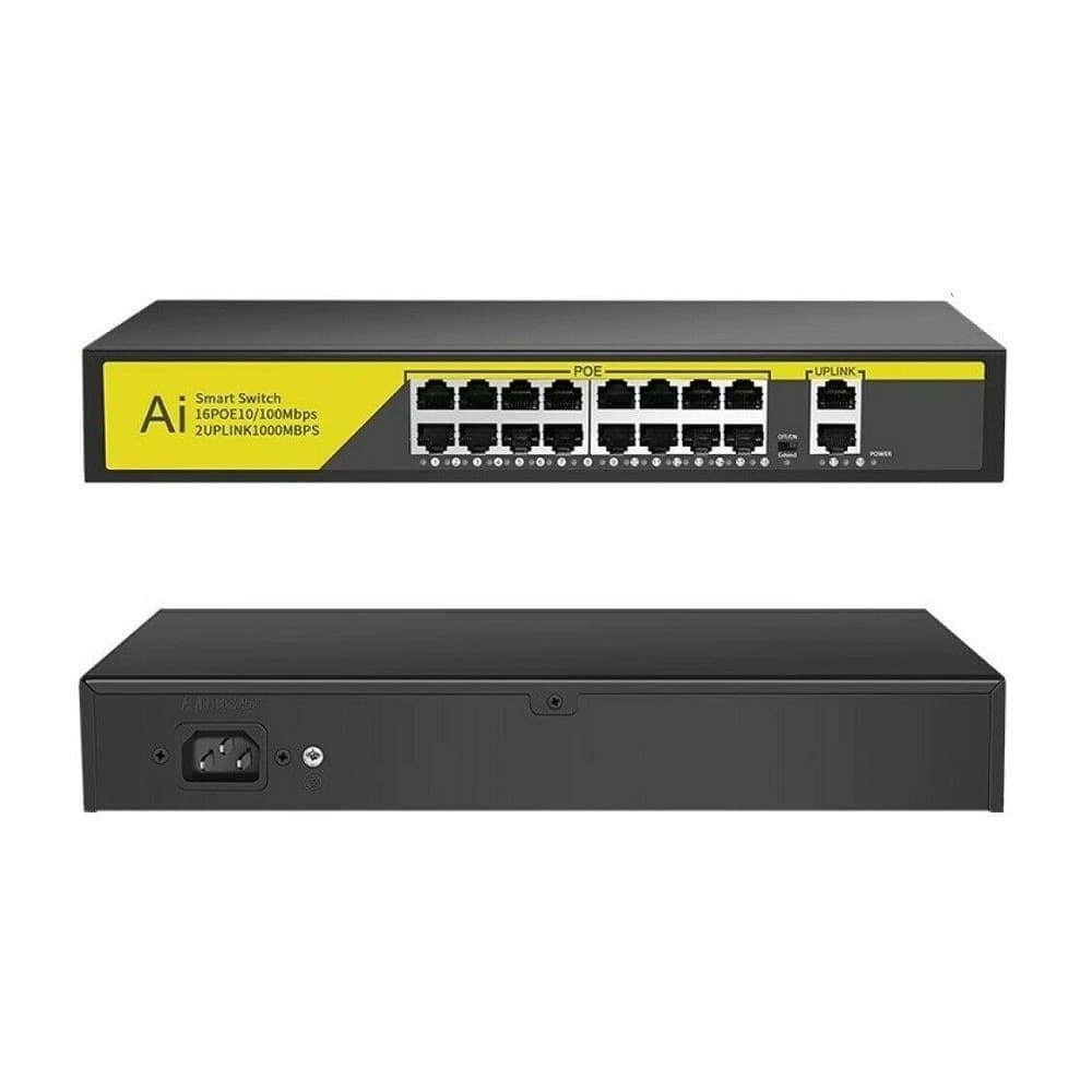 Switch Di Rete Poe Ethernet 16 Porte 2fe Rj45 10/100mbps Sfp 1000mbps Poe316gm Informatica e Videogiochi > Accessori PC > Adattatori e Convertitori Trade Shop italia - Napoli, Commerciovirtuoso.it