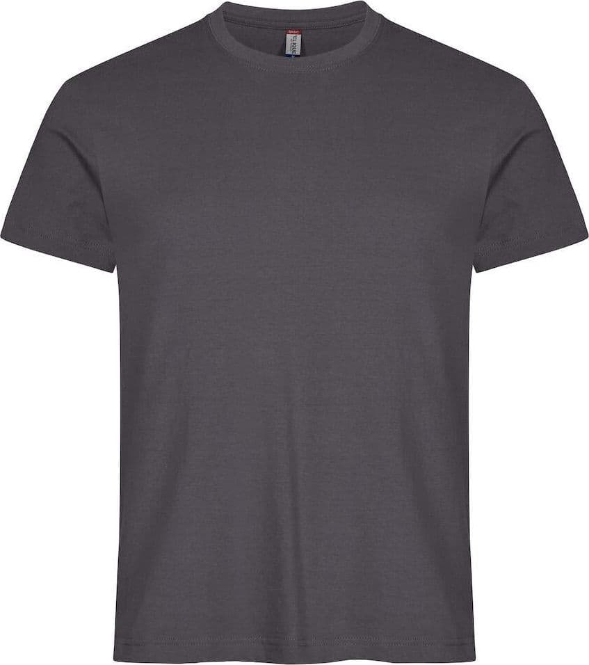 T-Shirt Clique Basic Grigio Metallo 145 gr in T-shirt Dresswork - Como, commercioVirtuoso.it
