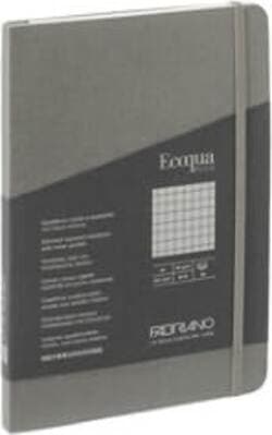 Taccuino EcoQua Plus - con elastico - rilegatura cucita - A5 - 5 mm - 80 fogli - artracite - Fabriano Cancelleria e prodotti per ufficio/Carta blocchi e quaderni/Blocchi appunti taccuini e diari/Blocchi appunti e taccuini Eurocartuccia - Pavullo, Commerciovirtuoso.it