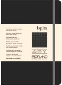 Taccuino Ispira - con elastico - copertina flessibile - A5 - 96 fogli - puntinato - nero - Fabriano Cancelleria e prodotti per ufficio/Carta blocchi e quaderni/Blocchi appunti taccuini e diari/Blocchi appunti e taccuini Eurocartuccia - Pavullo, Commerciovirtuoso.it