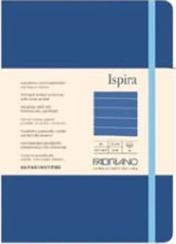 Taccuino Ispira - con elastico - copertina flessibile - A5 - 96 fogli - righe - blu royal - Fabriano Cancelleria e prodotti per ufficio/Carta blocchi e quaderni/Blocchi appunti taccuini e diari/Blocchi appunti e taccuini Eurocartuccia - Pavullo, Commerciovirtuoso.it