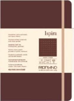 Taccuino Ispira - con elastico - copertina rigida - A5 - 96 fogli - puntinato - marrone - Fabriano Cancelleria e prodotti per ufficio/Carta blocchi e quaderni/Blocchi appunti taccuini e diari/Blocchi appunti e taccuini Eurocartuccia - Pavullo, Commerciovirtuoso.it