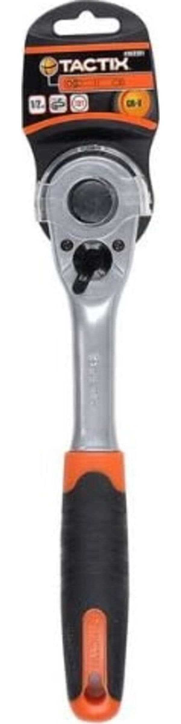 TACTIX---CHIAVE-A-CRICCHETTO-REVERSIBILE-CON-ATTACCO-1/2'-254MM---MANICO-BICOMPONENTE