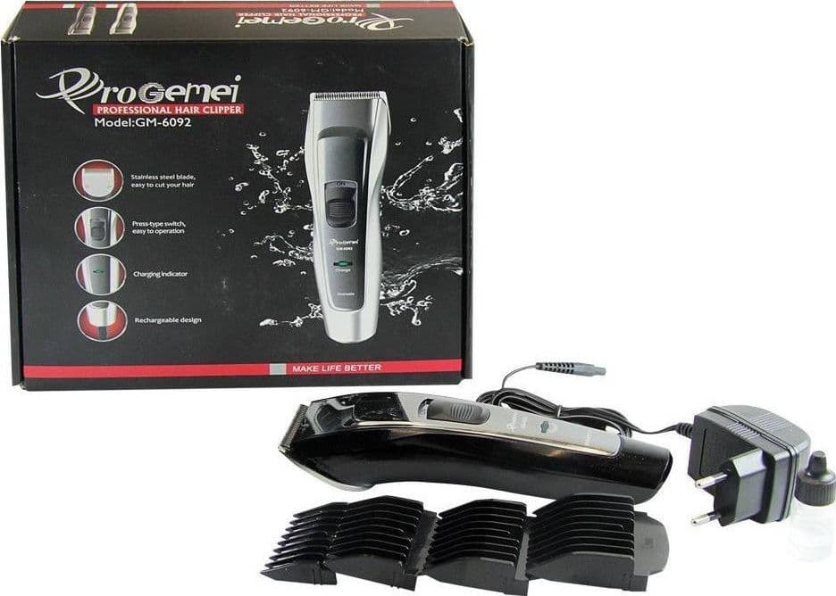 Tagliacapelli A Batteria Gm-6092 Rasoio Professionale Regolabarba Ricaricabile Salute e Bellezza > Depilazione e rasatura > Rasoi e Tagliacapelli Trade Shop italia - Napoli, Commerciovirtuoso.it