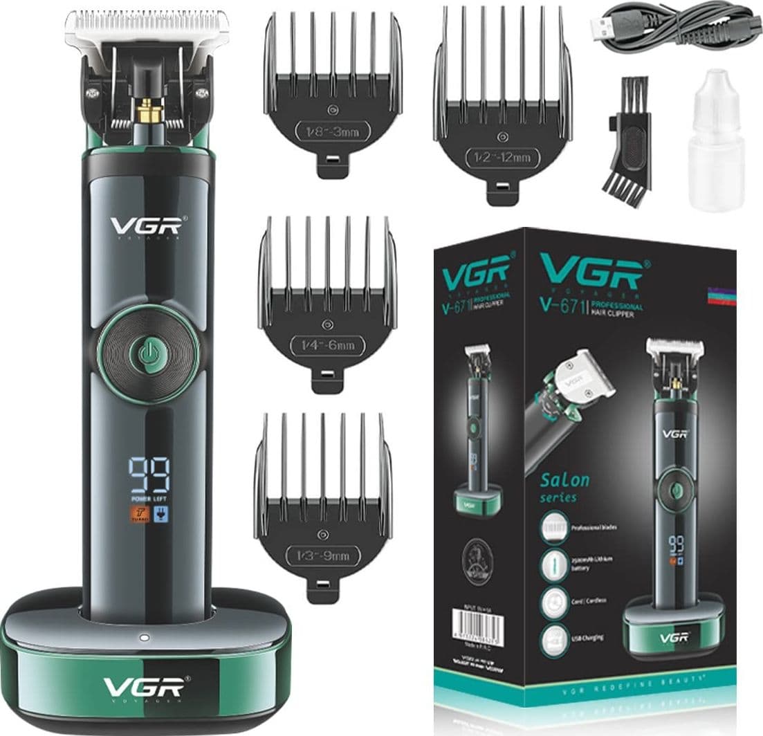 Tagliacapelli Professionale Barba Trimmer Ricarica Rapida Con Pettini Guida V671 Salute e Bellezza > Depilazione e rasatura > Rasoi e Tagliacapelli Trade Shop italia - Napoli, Commerciovirtuoso.it