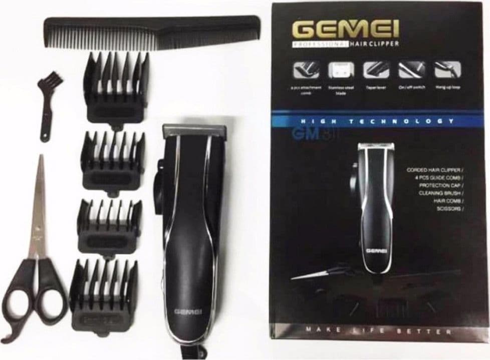 Tagliacapelli Professionale Con Filo Trimmer Elettrico Gm-811 Con Lama In Titanio Salute e Bellezza > Depilazione e rasatura > Rasoi e Tagliacapelli Trade Shop italia - Napoli, Commerciovirtuoso.it