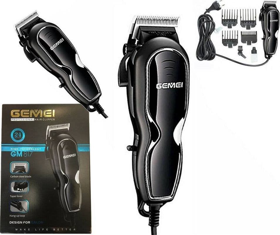 Tagliacapelli Rasoio Elettrico Regola Barba Baffi Basette Lama Acciaio Gm-817 Salute e cura della persona/Rasatura epilazione e rimozione peli/Regolabarba tagliacapelli e rasoi per il corpo/Tagliacapelli Trade Shop italia - Napoli, Commerciovirtuoso.it