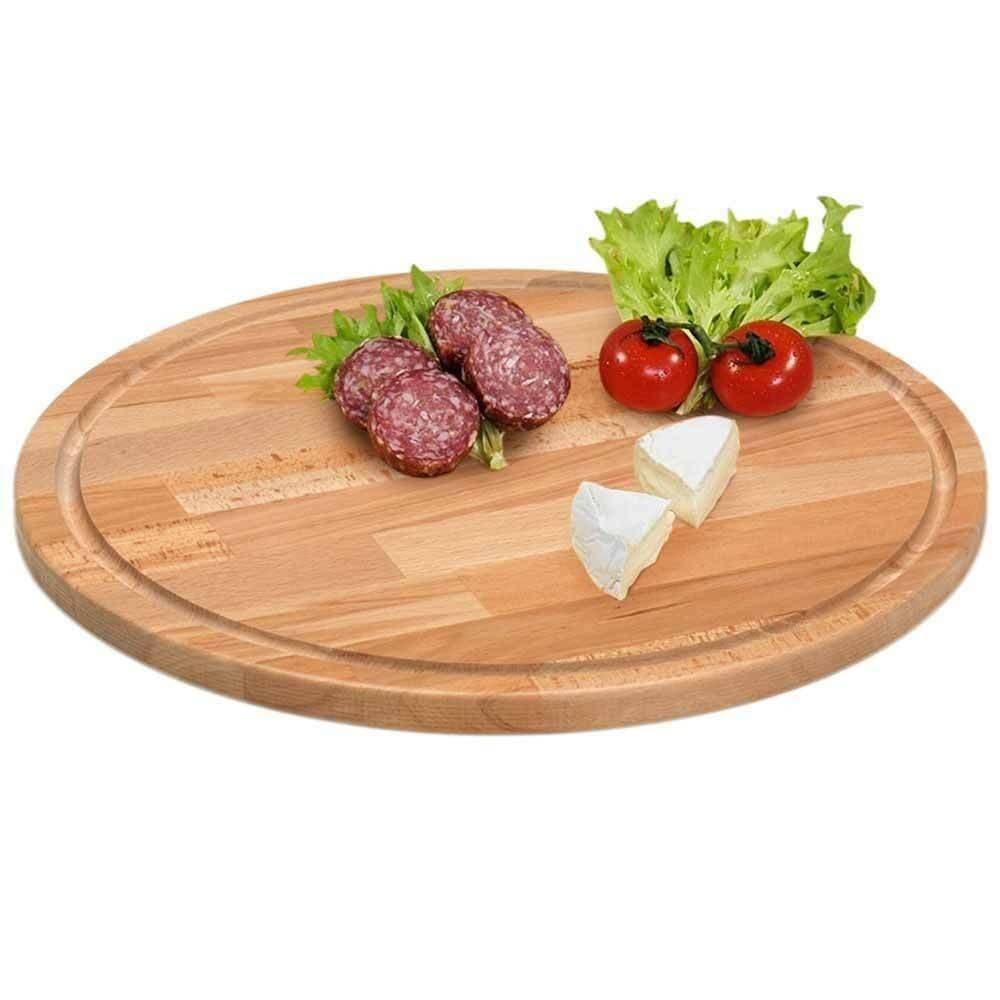 Tagliere Rotondo Piatto Vassoio In Legno Di Faggio Diametro 30cm Salumi Formaggi Casa e cucina/Utensili da cucina/Taglieri Trade Shop italia - Napoli, Commerciovirtuoso.it