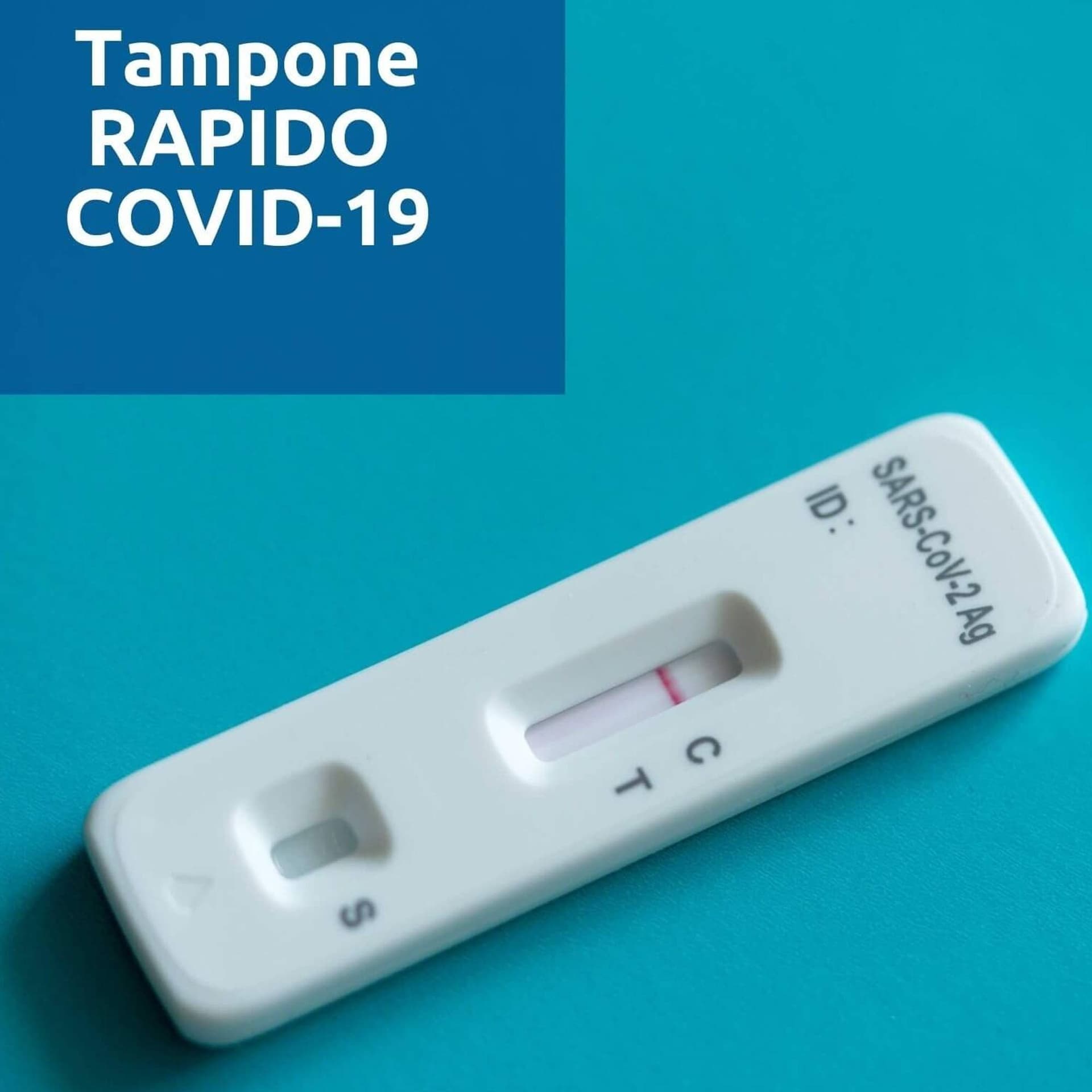 TAMPONE RAPIDO ANTIGENICO PER SARS COV-2 COVID-19 TEST SU RINO-FARINGEO GENERICO