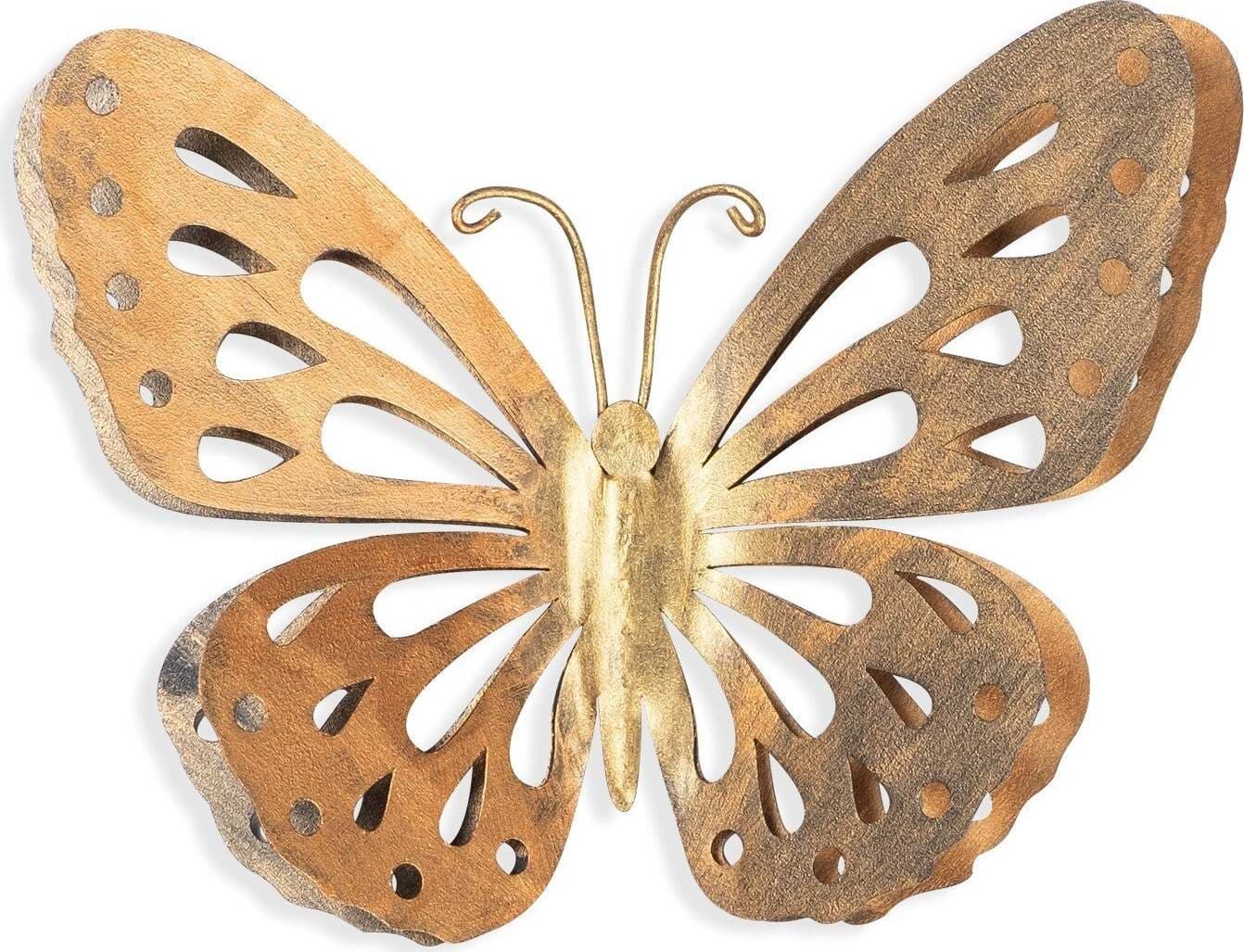 TANELORN Accessorio da parete decorativo in metallo Farfalla 891TNL1817 Casa e cucina/Decorazioni per interni/Accessori decorativi/Sculture/Sculture a parete Scontolo.net - Potenza, Commerciovirtuoso.it