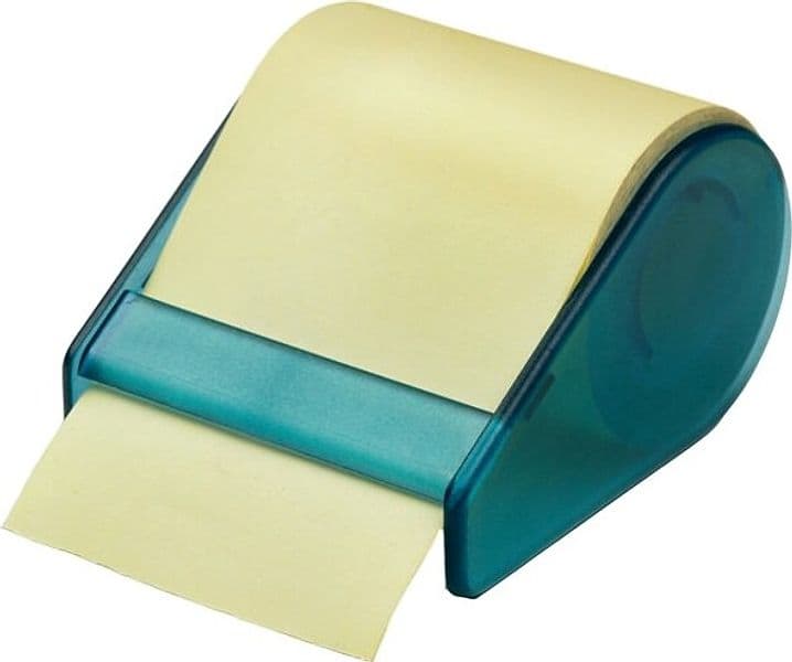 Tape Dispenser Memoidea + 1 ricarica giallo pastello - Iternet Cancelleria e prodotti per ufficio/Carta blocchi e quaderni/Blocchi appunti taccuini e diari/Blocchetti memo adesivi Eurocartuccia - Pavullo, Commerciovirtuoso.it