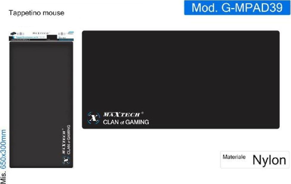 Tappetino Mouse Game Pad Tappeto Pc Gaming Antiscivolo Poggiapolso Nero G-mpad39 Elettronica/Informatica/Accessori/Tastiere Mouse e periferiche di input/Accessori per tastiere e Mouse/Tappetini per il Mouse Trade Shop italia - Napoli, Commerciovirtuoso.it