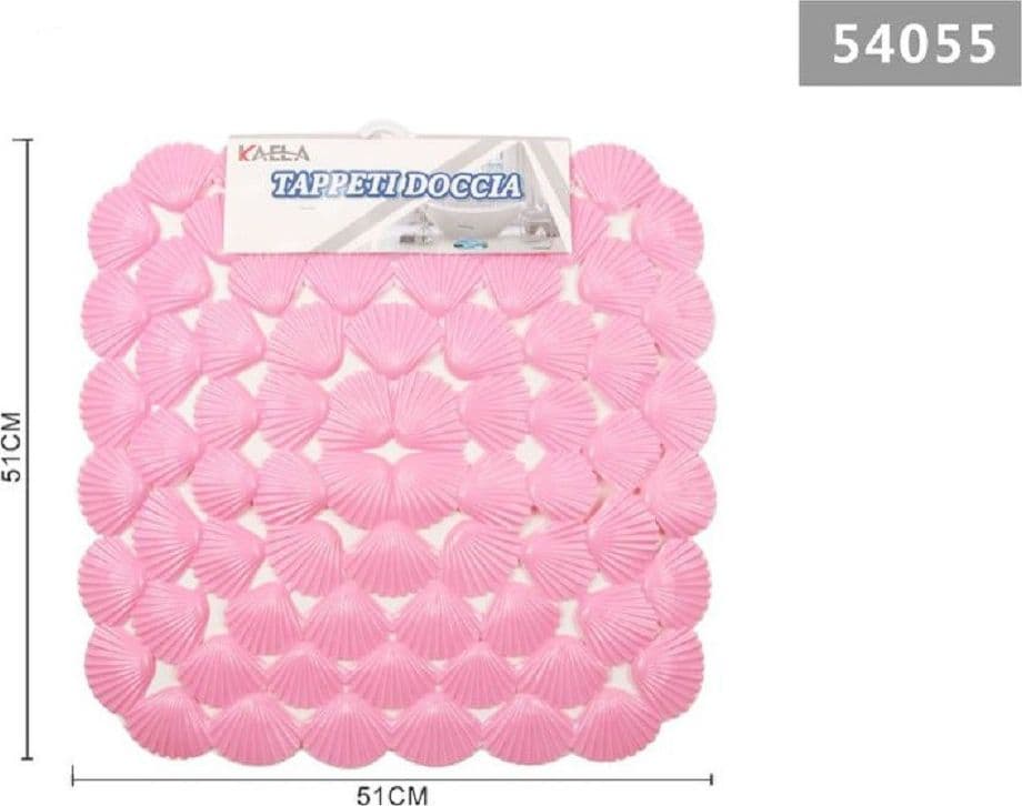 Tappeto Antiscivolo Quadrato Conchiglie Rosa Vasca Bagno Doccia 51 X 51 Cm 54055 Casa e cucina/Bagno/Accessori per il bagno/Accessori per la doccia/Tappetini Trade Shop italia - Napoli, Commerciovirtuoso.it