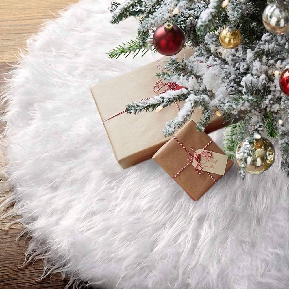 Tappeto Gonna Copertura Base Albero Di Natale 78cm Peluche Bianco Effetto Neve in Gonne per alberi di Natale Trade Shop italia - Napoli, commercioVirtuoso.it