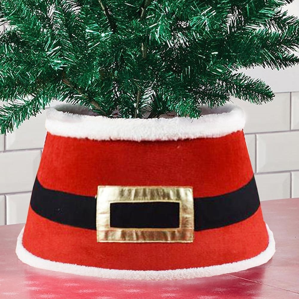Tappeto Gonna Copertura Base Albero Natalizio Decorazione Cintura Babbo Natale in Gonne per alberi di Natale Trade Shop italia - Napoli, commercioVirtuoso.it