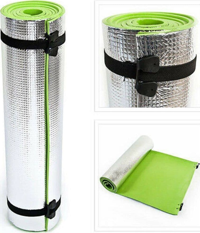 Tappeto-Isolante-Rivestito-In-Alluminio-180-X-50-Cm-Vari-Colori-Sport-Campeggio