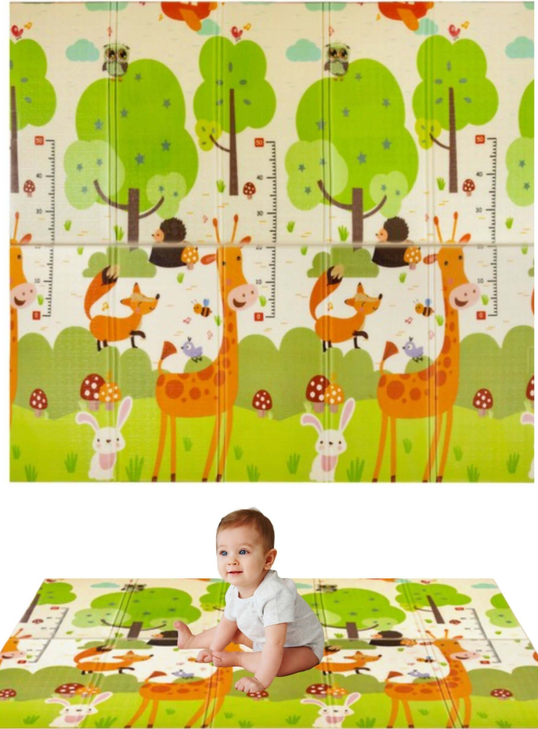 Tappeto Neonato Gattonamento Interattivo Due Facce 180x180x1 Cm Pieghevole Tappeto Gioco Sensoriale Boquerias in Tappetini gioco e palestrine Boquerias - Grottaglie, commercioVirtuoso.it